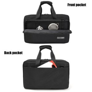 OUUTMEE Chef Knife Bag, 25 Total Pockets Knife Storage Case For Professional Chefs, Knife Carrying Case, Knife Carrier Travel Bag for Knives and Kitchen Utensils, Bag Only