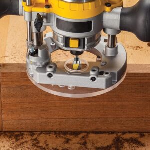 TOTOWOOD Dish Carving Router Bits,3Pcs 1/4 Inch Shank Bowl and Tray Template Router Bit Set with Ball Bearing,Designed for woodworkers