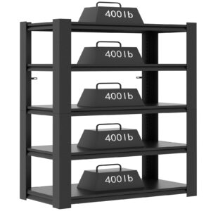 garage storage shelves,72*35.4*15.7"garage shelving 2000lbs heavy duty adjustable steel shelves 5 tier metal shelf organizer storage racks tool shelf and industrial shelving warehouse garage unit