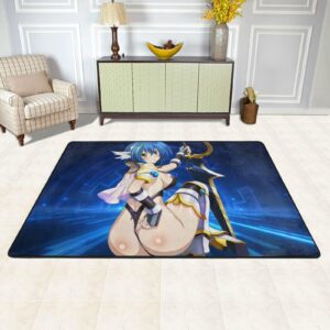 anime high school dxd area rugs carpet 3d print cartoon anti-slip rug for bedroom living room home decor gifts 72"x48"