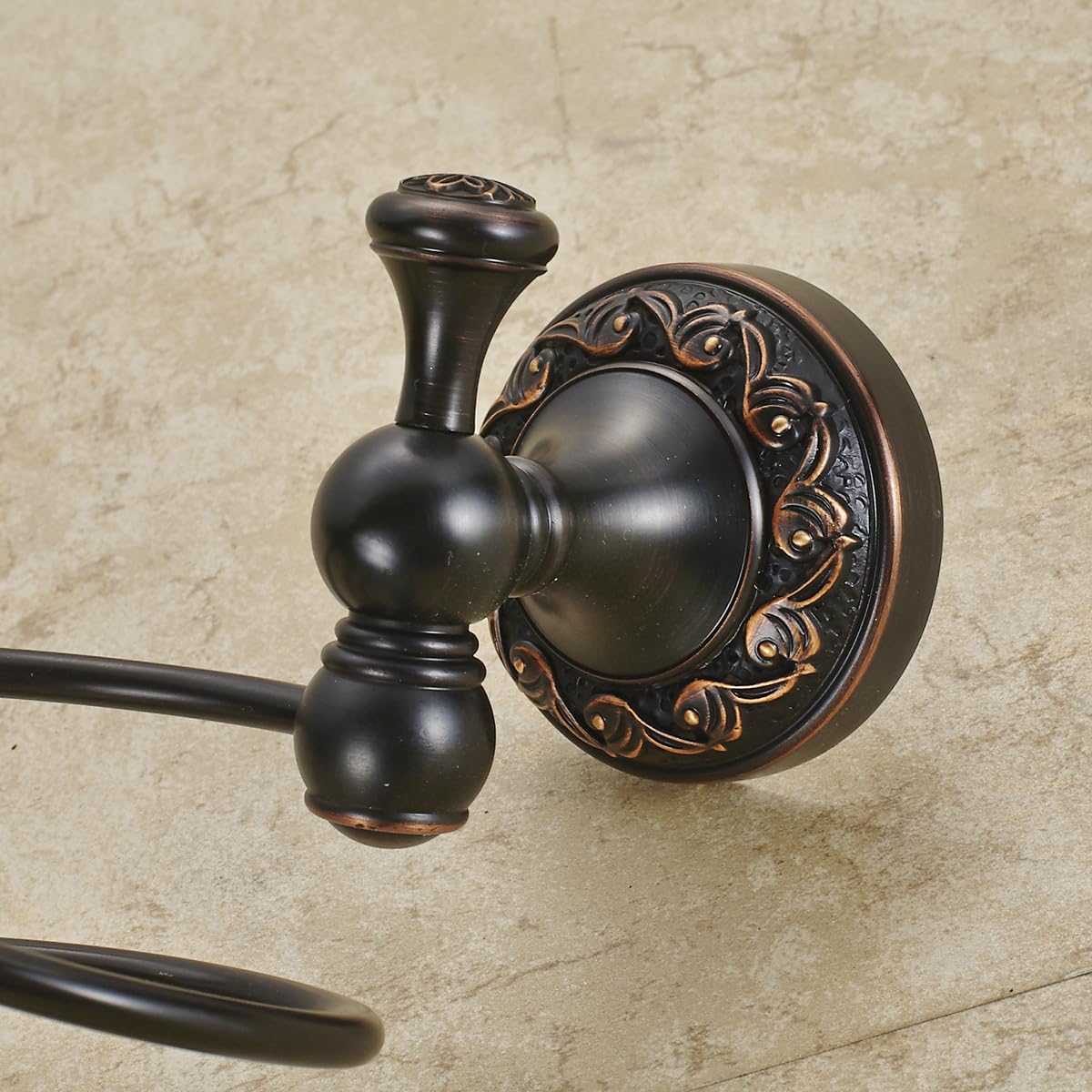 Oil Rubbed Bronze Hair Dryer Holder Wall Mount Hair Blower Bracket