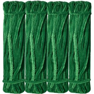 dark green pipe cleaners chenille stems (200 pack) for diy art craft decorations creative (12 in x 0.24 in)