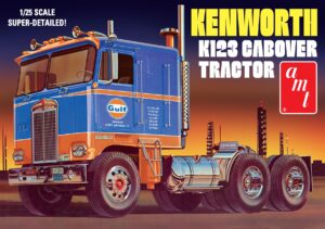 amt kenworth k-123 cabover gulf 1:25 scale model kit