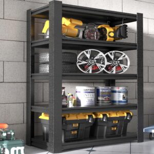 Garage Storage Shelves,72*35.4*15.7"Garage Shelving 2000lbs Heavy Duty Adjustable Steel Shelves 5 Tier Metal Shelf Organizer Storage Racks Tool Shelf and Industrial Shelving Warehouse Garage Unit