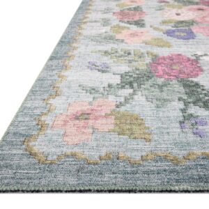 Loloi Rifle Paper Co. x Rosa Sky 7'-6" x 9'-6" Area Rug