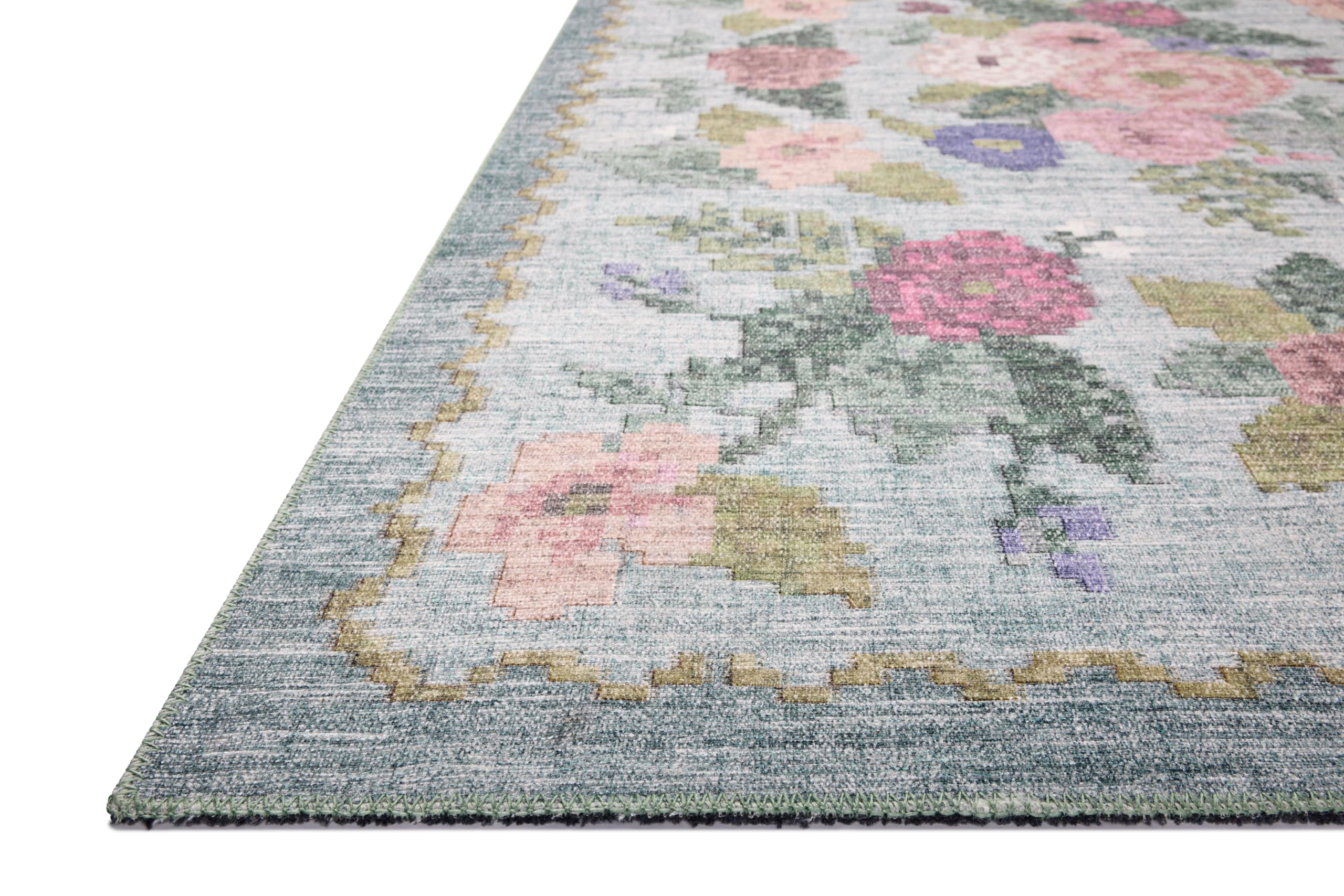 Loloi Rifle Paper Co. x Rosa Sky 7'-6" x 9'-6" Area Rug