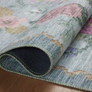 Loloi Rifle Paper Co. x Rosa Sky 7'-6" x 9'-6" Area Rug