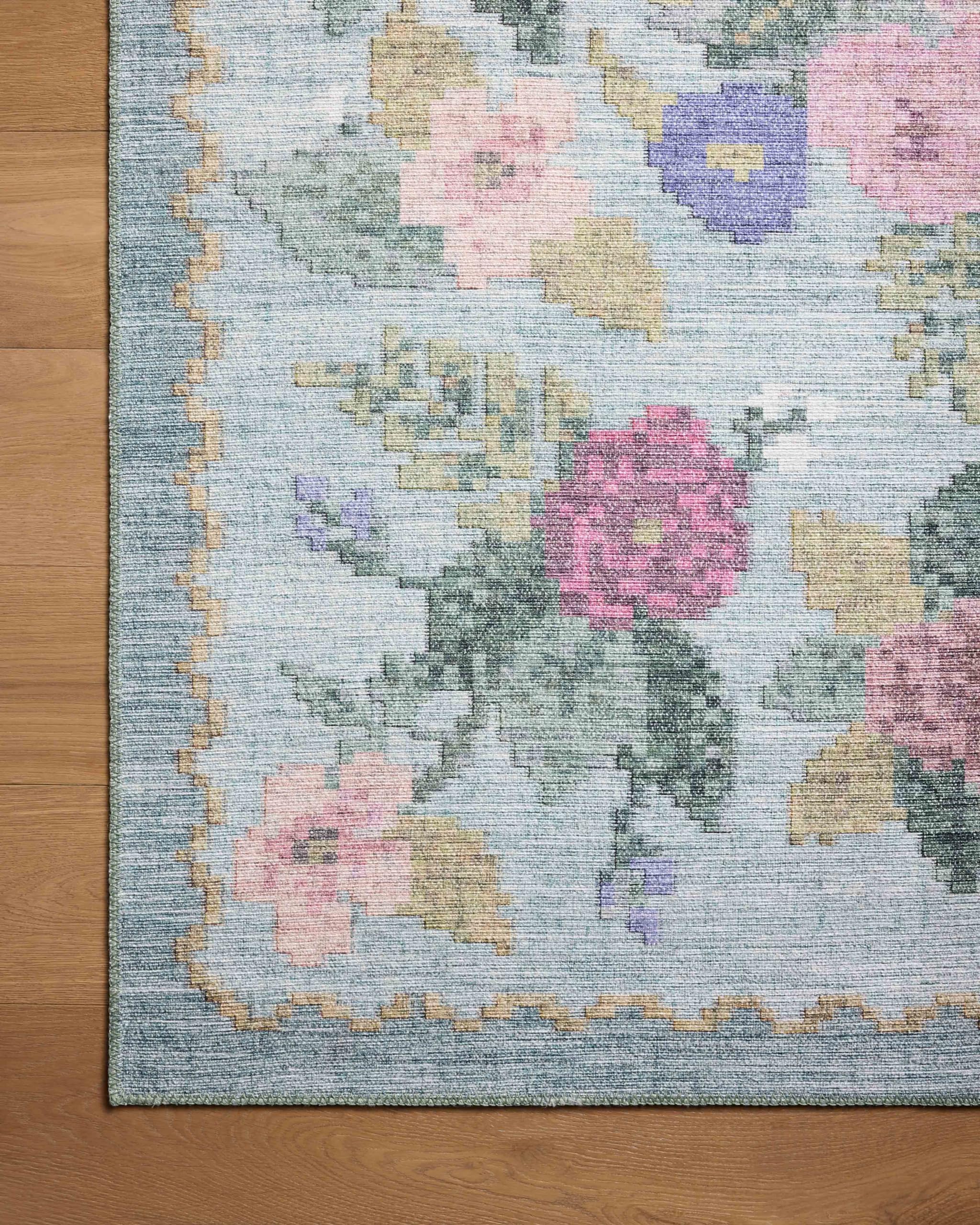 Loloi Rifle Paper Co. x Rosa Sky 7'-6" x 9'-6" Area Rug