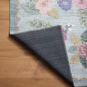 Loloi Rifle Paper Co. x Rosa Sky 7'-6" x 9'-6" Area Rug