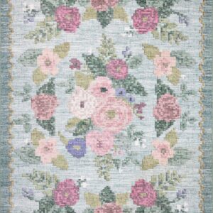 Loloi Rifle Paper Co. x Rosa Sky 7'-6" x 9'-6" Area Rug