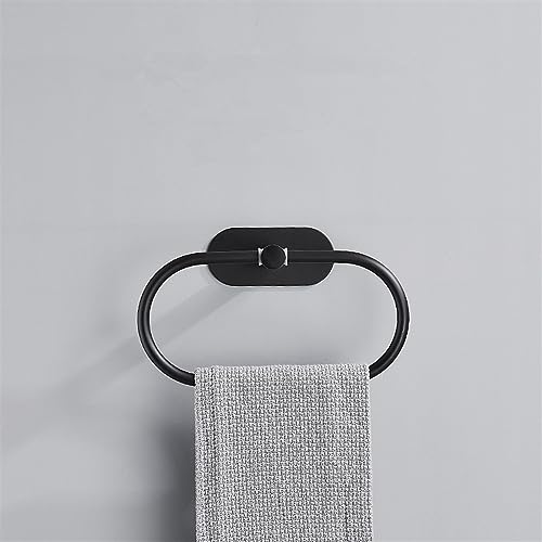 Towel Ring Towel Ring Holder Stainless Steel Wall Mounted Kitchen Bath Towel Storage Rack Home Hotel Bathroom Accessory (Color : Gold)