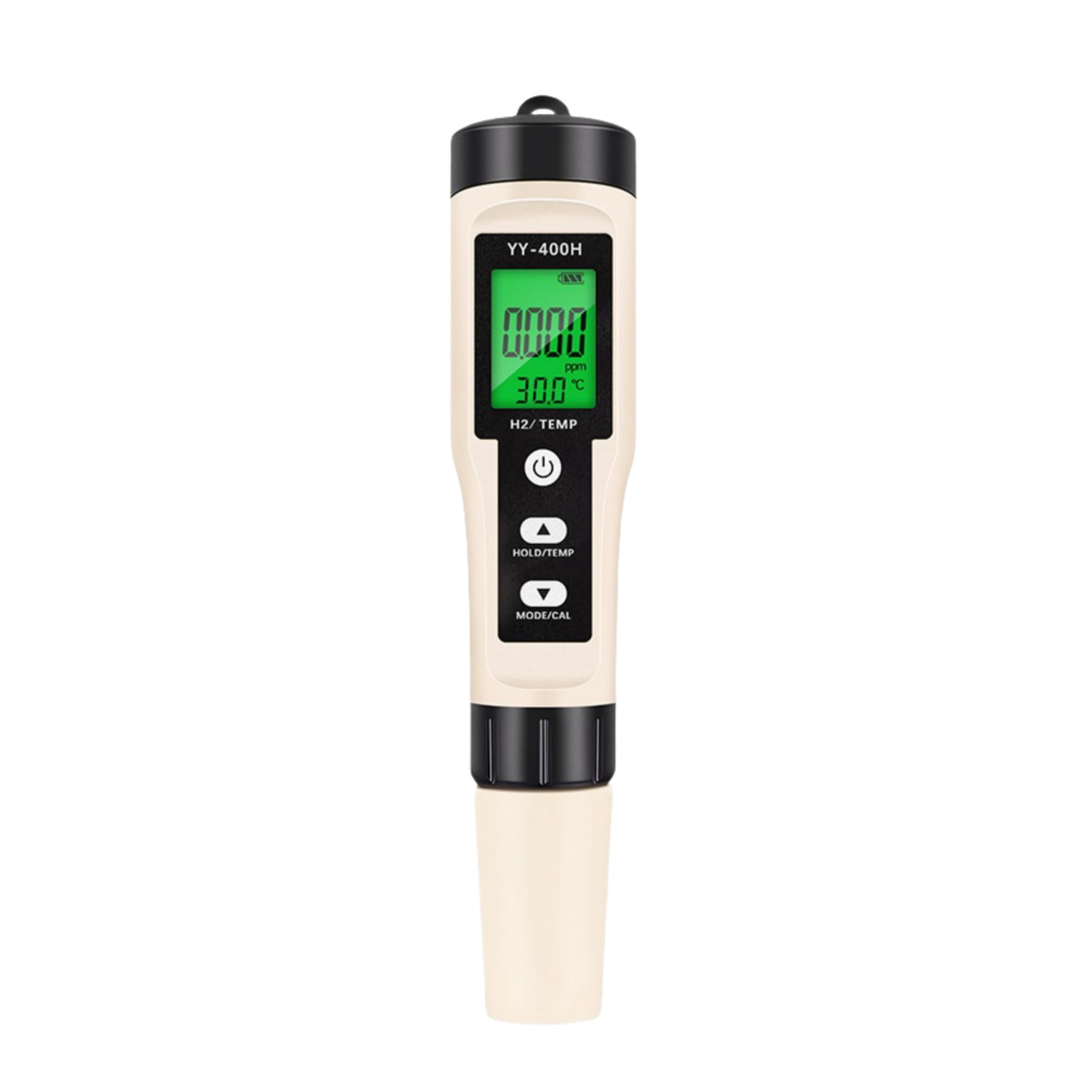 ARIPRO Digital Hydrogen Meter, High Accuracy Pen Type H2 Meter Water Quality Tester with ATC, LCD PH TDS Salt PPM Temp Tester Meter for Drinking Water Hydroponics Aquariums Swimming Pool