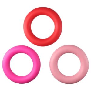 hobbyhub 3pcs 3 colors rubber bobbins rings saver,embroidery bobbin organizer, rubber ring bobbin holder for sewing machine