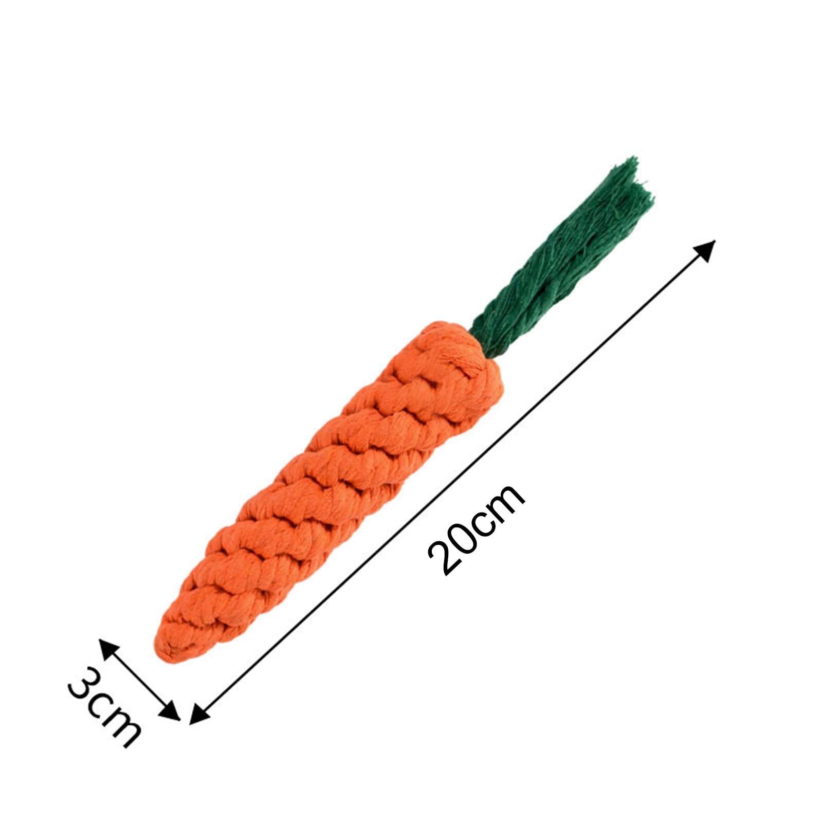 PERZOE Dog Toys, Carrot Shape Chew Toy,Squeaky Gift for Puppy Birthday Cute Toys for Small to Medium Dogs,Durable Toy for Aggressive Chewer Carrot Set