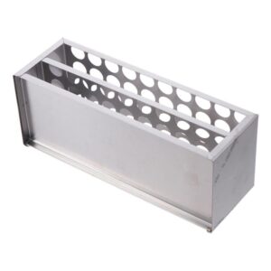 AllGIFT 304 Stainless Steel Test Tube Holder Lab Stand Rack 40 Hole 3 Layer for Test, Caulking, Paint Tubes(15-18mm)