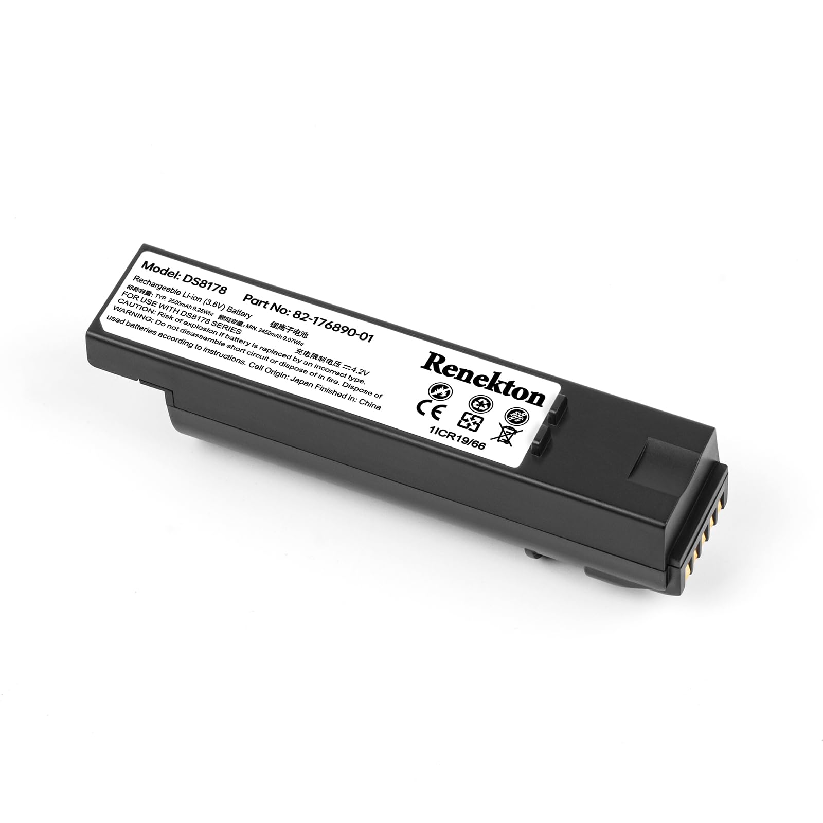 DS8178 Replacement Battery for Zebra DS8178 DS8100 DS8170 AS-000231 CR8178-SC