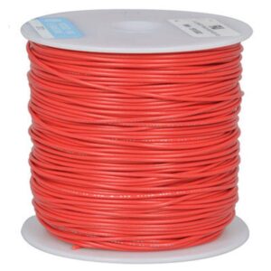 jameco valuepro hook-up wire solid 20 awg 500 foot spool tinned copper wire red