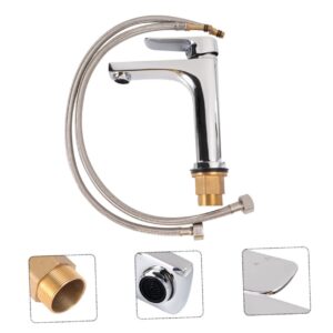 Homoyoyo 1pc Water Tap Water Spigot Vessel Faucet Heart Shaped Rug Wash Basin Faucets Lavatory Faucet Outdoor Kitchen Faucet Faucets for Bath Sinks Vessel Sink Faucet Metal Copper Handle