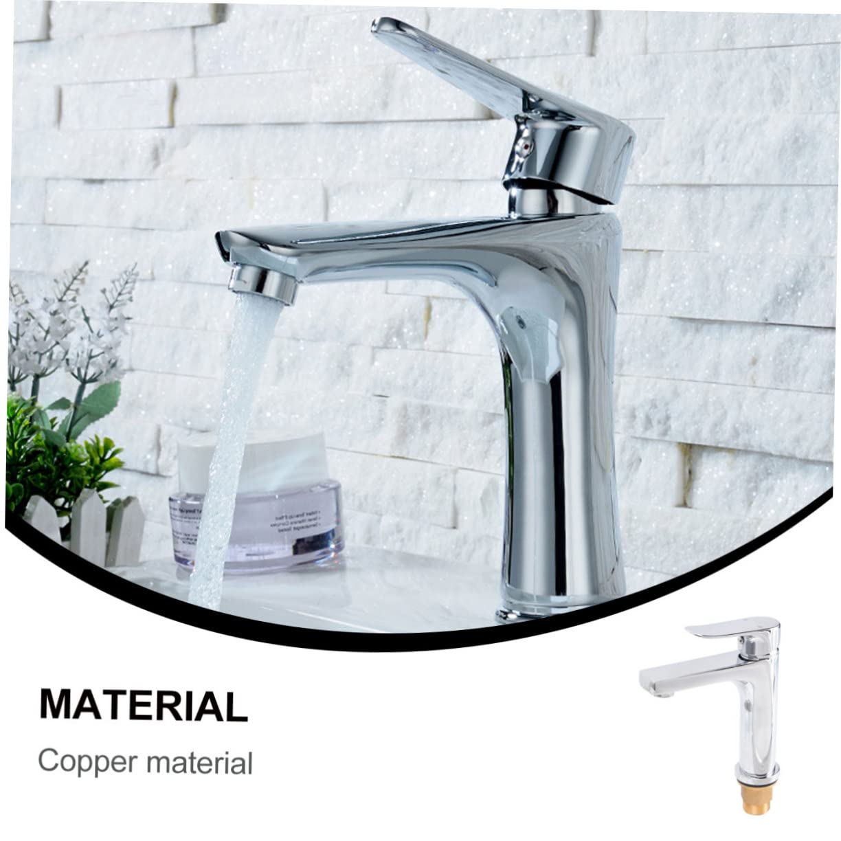 Homoyoyo 1pc Water Tap Water Spigot Vessel Faucet Heart Shaped Rug Wash Basin Faucets Lavatory Faucet Outdoor Kitchen Faucet Faucets for Bath Sinks Vessel Sink Faucet Metal Copper Handle