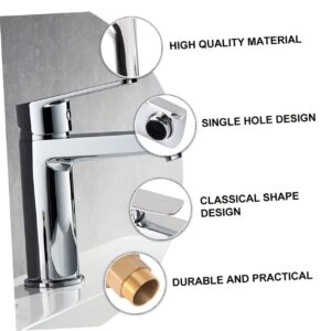 Homoyoyo 1pc Water Tap Water Spigot Vessel Faucet Heart Shaped Rug Wash Basin Faucets Lavatory Faucet Outdoor Kitchen Faucet Faucets for Bath Sinks Vessel Sink Faucet Metal Copper Handle