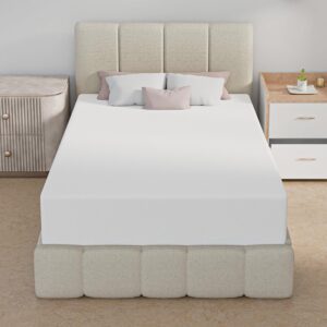 10 Inch Twin Mattress, Gel Memory Foam Twin Size Mattress, Pressure Relieving, Cooling Gel Foam, Twin Mattress in a Box, Certipur-Us Certified, Bed-in-a-Box, Twin, 75"L x 39"W x 10"Th, White