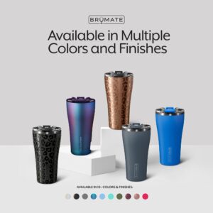 BrüMate Nav 22oz 100% Leak Proof Insulated Travel Tumbler with Magnetic BevLock™ Lid - Double Wall Cup-Holder Friendly Stainless Steel Mug (Matte Black)