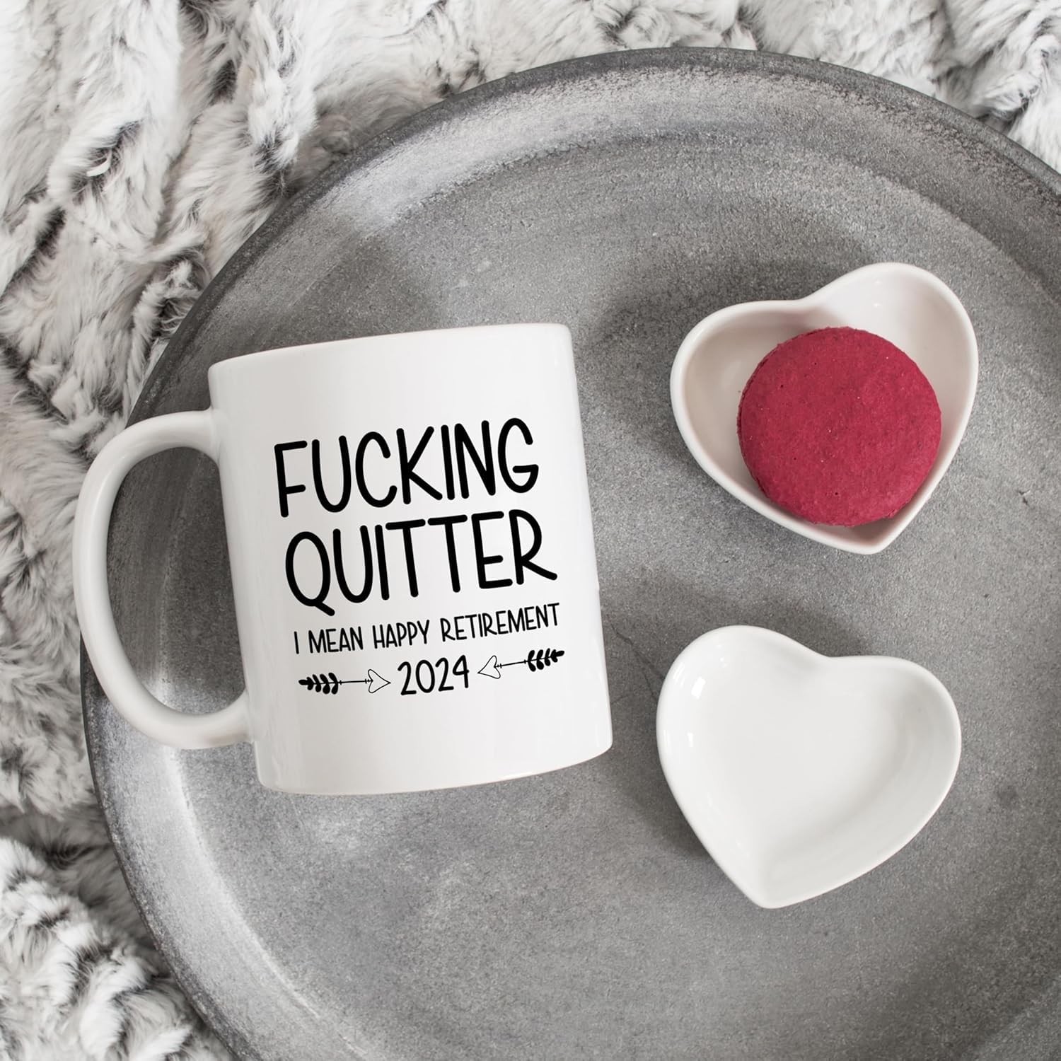 Dokazu Funny Quitter Retirement Gifts for Men, Women Retirement Party Decorations Gag Retired Mugs Gift Ideas for Coworker Leaving, Farell Gifts, Good Bye Gifts for Coworker Ceramic mug 11oz