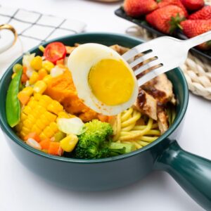 Extendable fork Spoon, Telescopic Fork and Spoon Set Stainless Steel Long Fork Extender Dinner Retractable Spoons Expandable Extension Fork Spoon Extends to 25.2" Tableware for BBQ Fruit