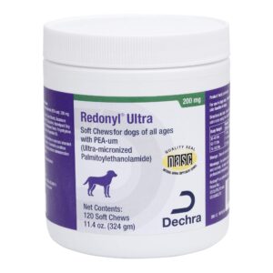 redonyl ultra soft chews for dogs 200 mg, 120ct