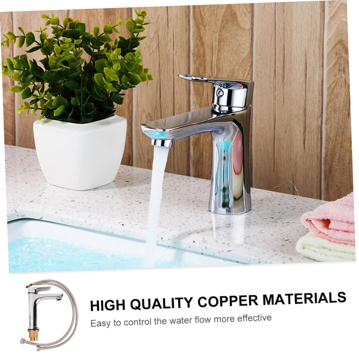 Homoyoyo 1pc Water Tap Water Spigot Vessel Faucet Heart Shaped Rug Wash Basin Faucets Lavatory Faucet Outdoor Kitchen Faucet Faucets for Bath Sinks Vessel Sink Faucet Metal Copper Handle