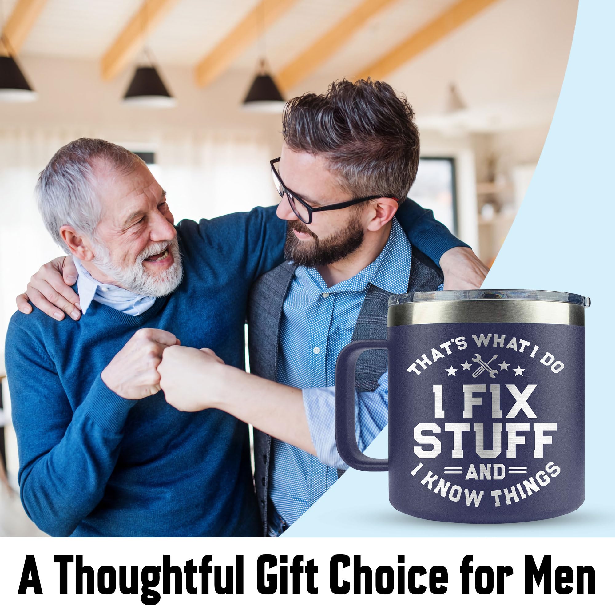 Christmas Gifts for Men, Dad - Men Gifts for Christmas, Dad Christmas Gifts - Funny Dad Gifts - Men Birthday Gifts Ideas, Gag Gifts for Men, Best Gifts for Men Unique, Funny Gifts for Men Mug 14oz