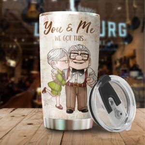 MARSANA Gifts for Her - Valentine Tumbler - Gifts for Couple - Couple Tumbler - Gifts for Wife - Gifts for Anniversary Couple - Couple Cup - Couple Mug - Tumbler 20 Oz