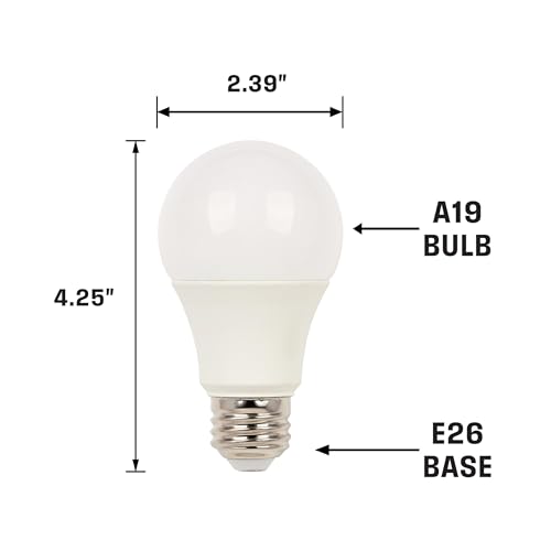 Westinghouse 5229120 14 Watt (100 Watt Equivalent) A19 Daylight LED Light Bulb, Medium Base, 6 Pack