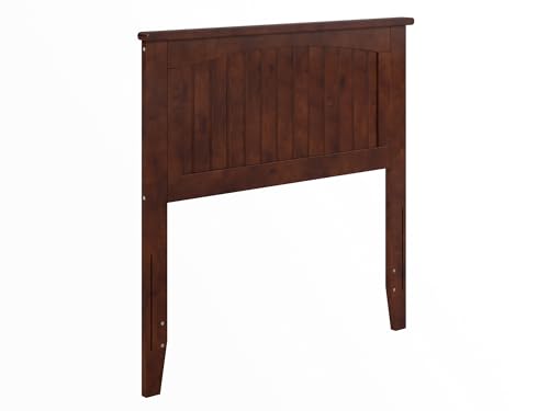 AFI Nantucket Twin Solid Wood Panel Headboard in Walnut