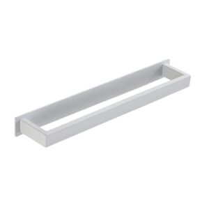 white bathroom adhesive towel holder stainless steel 304 square towel bar wall mounted kitchen towel rack 40cm