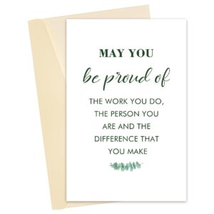 heyshoo may you be proud of the work you do, thank you card, teacher thank you card, corporate key worker thanks gift