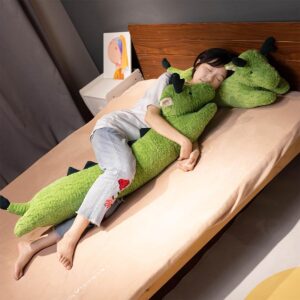 Hofun4U Dragon Plush Pillow, Dragon Stuffed Animal, Dragon Plush Long Body Pillow for Kids Adults (47 inch)