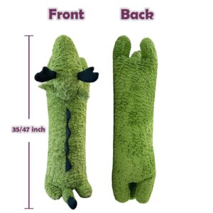 Hofun4U Dragon Plush Pillow, Dragon Stuffed Animal, Dragon Plush Long Body Pillow for Kids Adults (47 inch)