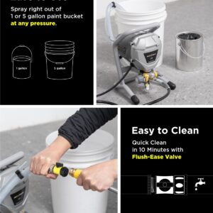 MaXpray M1 Airless Paint Sprayer, Highly Efficient Thinning-Free Minimal Overspray for Up to 10 Gallon DIY Painting Projects Home Interior & House Exterior, Comes with Sprayer Accessories