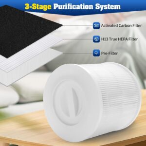 Gazeer True HEPA Replacement Filter 14 Compatible with PuroAir 240 Air Purifier,3-in-1 True HEPA Filter Replacement,2-Pack