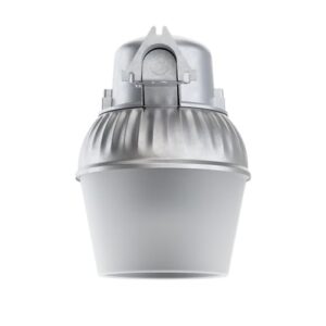 Lithonia Lighting OALS10 Outdoor LED Area Light with Photocell Dusk-to-Dawn, Gray