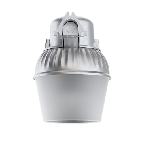 Lithonia Lighting OALS10 Outdoor LED Area Light with Photocell Dusk-to-Dawn, Gray