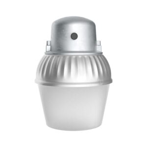 Lithonia Lighting OALS10 Outdoor LED Area Light with Photocell Dusk-to-Dawn, Gray