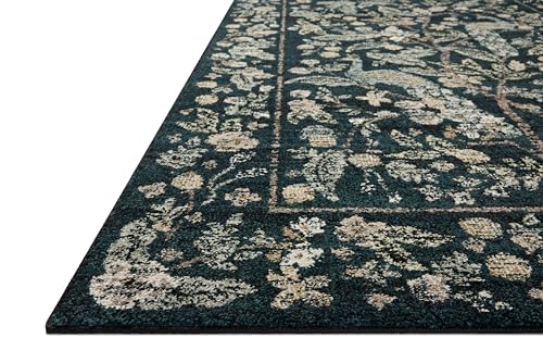 Loloi Rifle Paper Co. x Laurel Navy 9'-2" x 12'-2" Area Rug