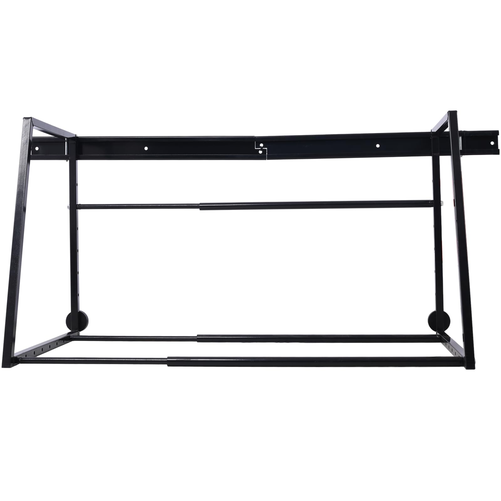 BouPower 64.5 Inches Tire Rack, Tire Storage Rack, Heavy Duty Adjustable Garage Wall Multi-Tire Rack Storage, Load Capacity 400 Lbs, Black Black As Shown