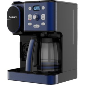 Cuisinart SS-16 Coffee Center 2-in-1 Coffeemaker and Single Serve Combo Brewer, Navy Blue Bundle with 1 Year CPS Enhanced Protection Pack