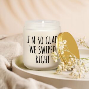 Valentines Day Gifts for Him Her, Funny Gift for Boyfriend Girlfriend Husband Wife Men Women, Romantic I Love You Gift for Birthday Anniversary Engagement Vday Couple Fiance, Lavender Scented Candle