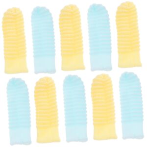 Didiseaon 20 Pcs Pet Toothbrush Gloves Chewy Dog Toothbrush Cat Toothbrushes for Indoor Cats Chew Brush for Dogs