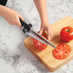 Knife with Adjustable Slicing Guide by Chef's Pride