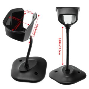 Universal Barcode Scanner Holder Compatible with Zebra Symbol DS4308, DS2208, DS2278, DS4608, DS8108 - PN: 20-71043-04R, Versatile Scanner Stand for Multiple Models